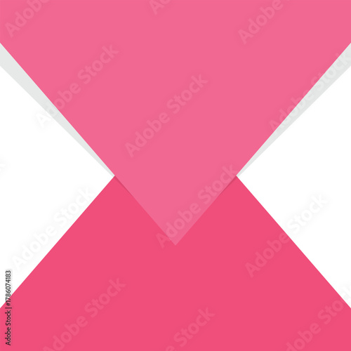 Abstract background with triangular frame. modern geometric pattern, angles. Envelope shape