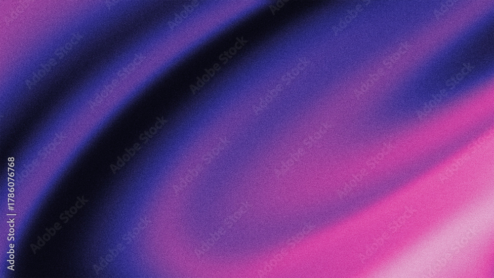 Obraz premium Purple pink gradient background galaxy space theme with noise grain texture