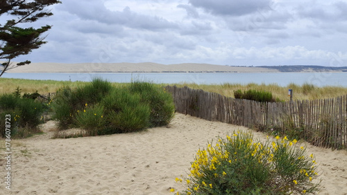 A la pointe de Cap Ferret dans le département de la Gironde en France