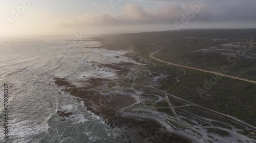 Southernmost point in Africa - Agulhas coastline, South Africa