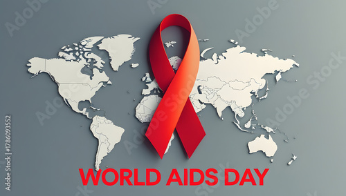 World AIDS Day December background designer 