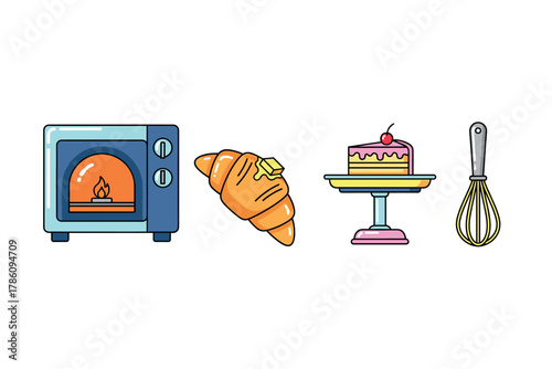 Baking essentials for desserts and pastries design