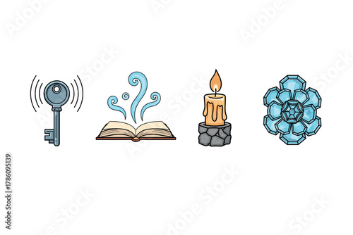 Mystical and magical elements for fantasy storytelling and design