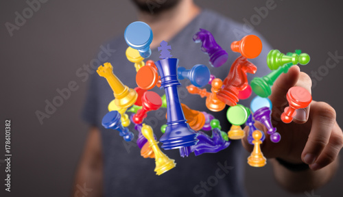 Abstract conceptual image f...