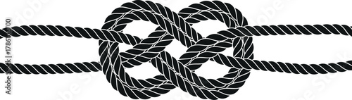 Portuguese Knot Line Art - Nautical Symbol of Strength and Connection