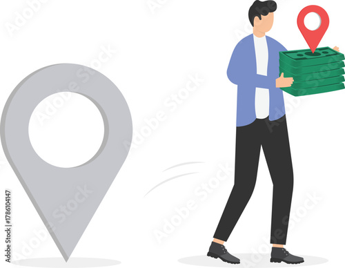 Relocating production or investment base due to high rate labor wage problem or cost reduction concept.
