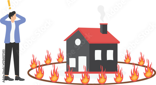 financial crisis or economic bubble burst, investment failure

