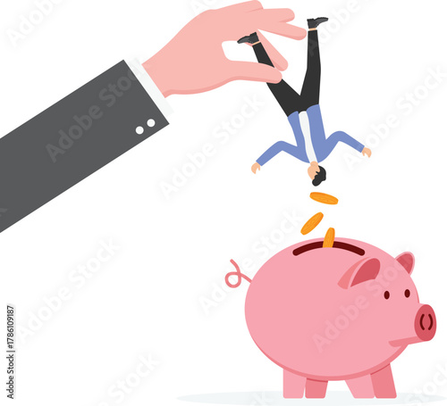 Reminder for paying off real estate or mortgage debt, bank repayment notification, Interest payment date concept.

