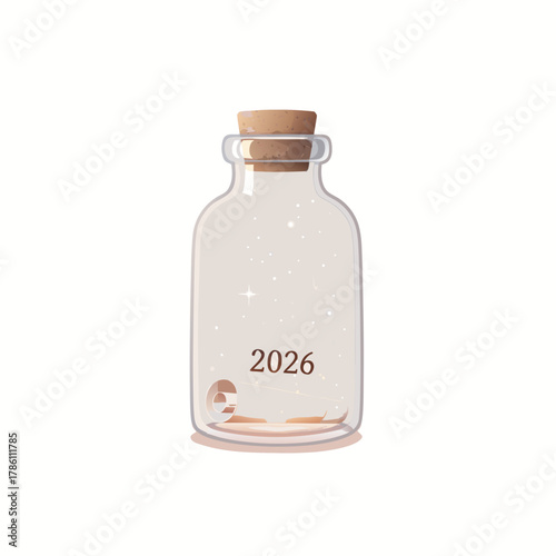 Capture future aspirations with a message in a bottle for 2026