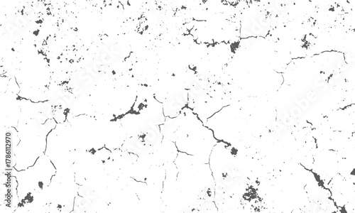 distressed grain surface Vector grunge overlay texture with worn wallpaper design  Distressed plaster background