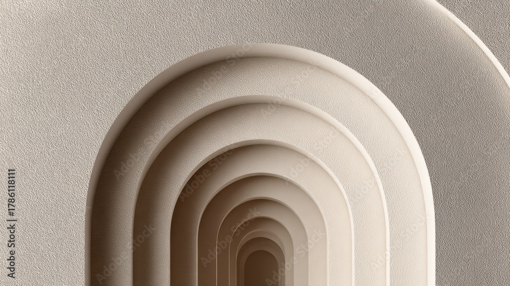 Obraz premium Soft curves create a calming effect