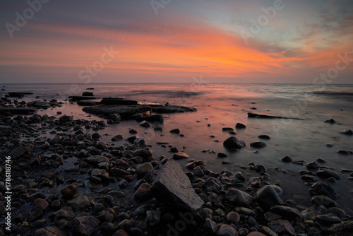 Fototapeta Naklejka Na Ścianę i Meble -  The landscape on the Baltic Sea.