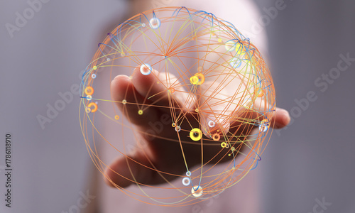 Abstract image showing a ha...