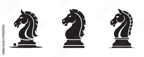 black chess pieces