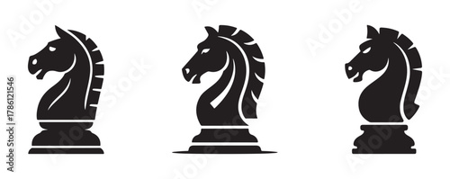 black and white chess figures