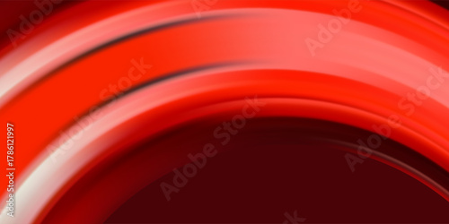 Red abstract background of glass refraction