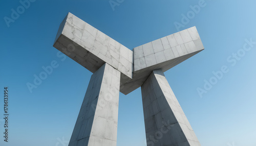 Concrete Monument Composition