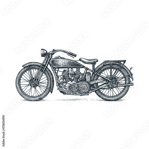 Vintage rare motorcycle