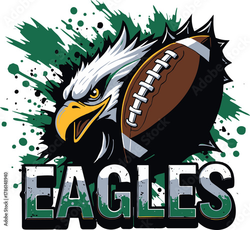 Eagles Football SVG,Eagles Game Day SVG,Football SVG
