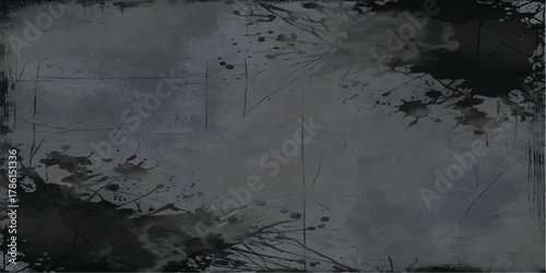 an eye catching abstract background with a beautiful blend of white and gray shades reminiscent of an aged.scratched and splattered paint. Modern aesthetic; perfect for Halloween, punk.