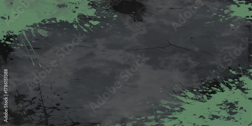 an eye catching abstract background with a beautiful blend of white and gray shades reminiscent of an aged.scratched and splattered paint. Modern aesthetic; perfect for Halloween, punk.