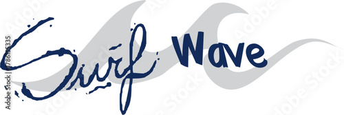 Retro Surf Wear Graphic T-shirt Design