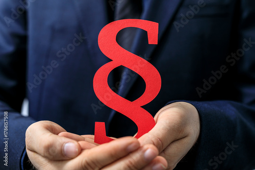 Image of a person holding a...