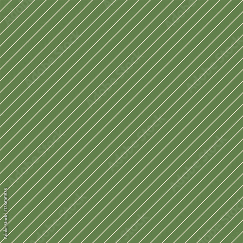 Cream diagonal stripes on deep green background, seamless vector pattern perfect for digital graphics, print design, and decorative projects.