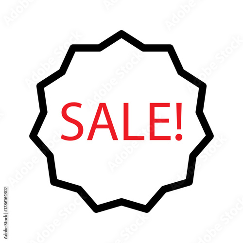 sale icon. discon icon. ilustration. 