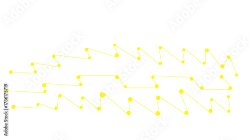 Abstract digital background of points and lines Vector banner design,