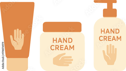 Hand Cream Product Mockup for Cosmetics and Personal Care Branding Presentations and Marketing Materials
