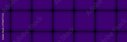 Foot check background tartan, xmas plaid texture textile. Down pattern fabric seamless vector in violet and indigo colors.