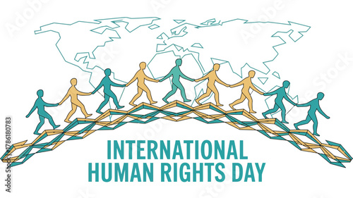 International Human Rights Day Vector Illustration