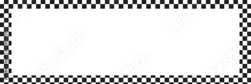 Black and white checker pattern vector illustration. Abstract checkered chessboard or checkerboard for game, grid with geometric square shape, race or rally flag and mosaic floor tile, Best Design EPS