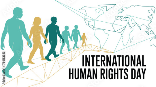 International Human Rights Day Vector Illustration