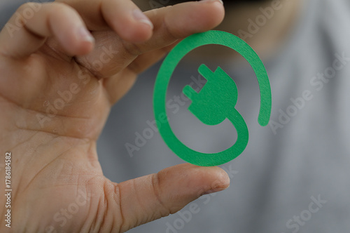 Close-up of a hand holding ...