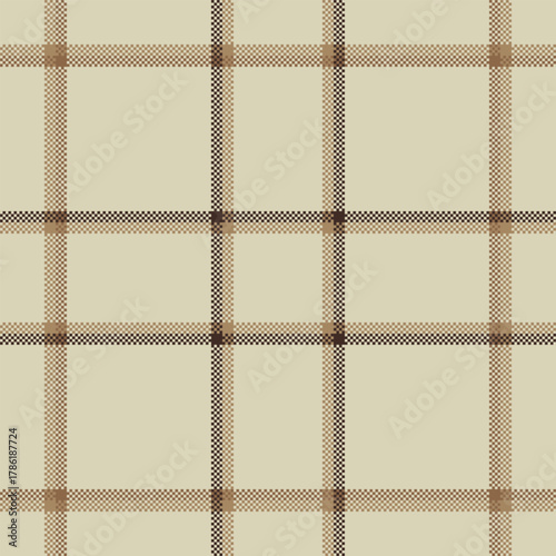 Sexy tartan check textile, romance plaid background vector. Perfection pattern texture fabric seamless in light and orange colors.