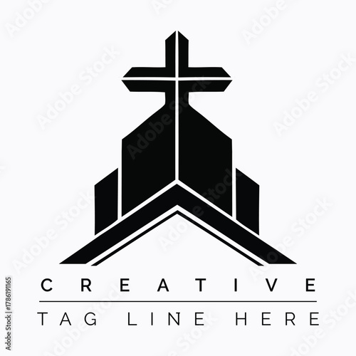 Abstract geometric composition with vibrant colors and text elements