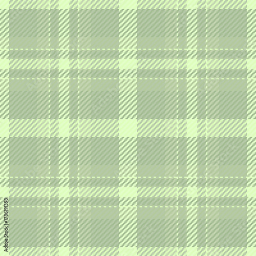 Weave tartan texture pattern, vivid check seamless fabric. Panjabi background vector plaid textile in pastel and light colors.