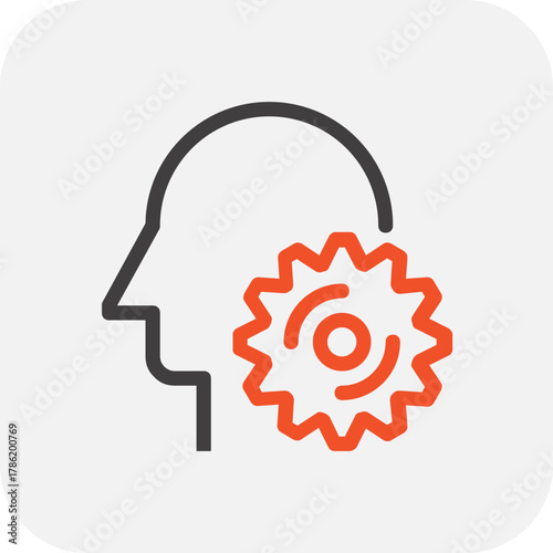 Modern administration flat line vector illustration icon design concept. Icon for mobile and web graphics. Flat symbol, logo creative concept. Simple and clean flat pictogram