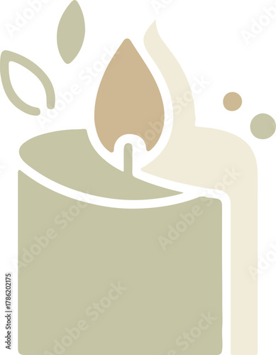 Hand planting seed vector icon in earthy tones symbolizing growth and environmental care
