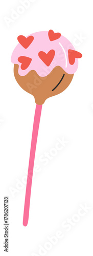 Romantic cakepop candy stick sweets