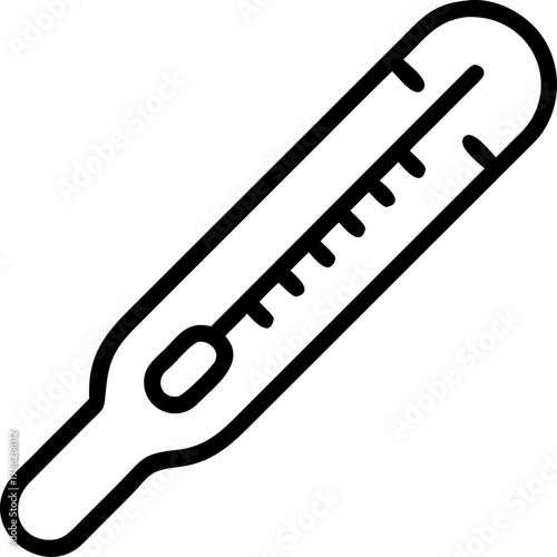 Illustration of a thermometer