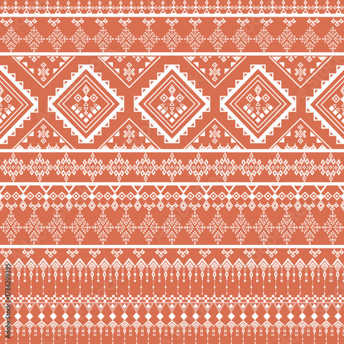 Geometric ethnic seamless pettern traditional.Geometric ethnic seamless pettern. Oriental tribal striped. 