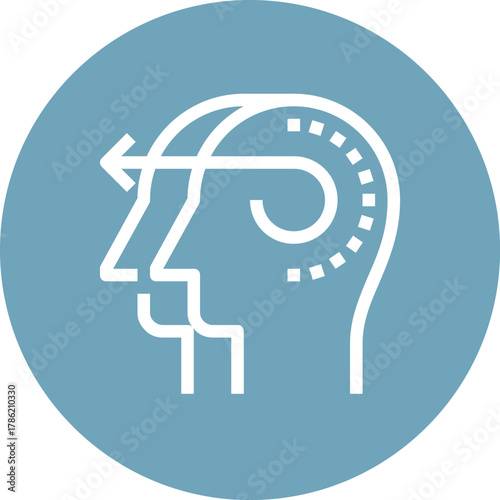 Modern initiative flat line vector illustration icon design concept. Icon for mobile and web graphics. Flat symbol, logo creative concept. Simple and clean flat pictogram