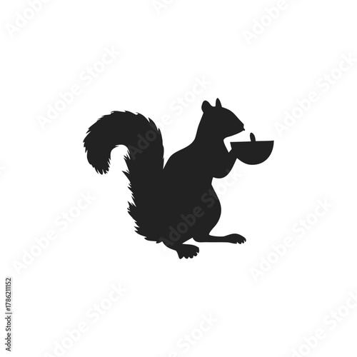 Squirrel Silhouette Vector