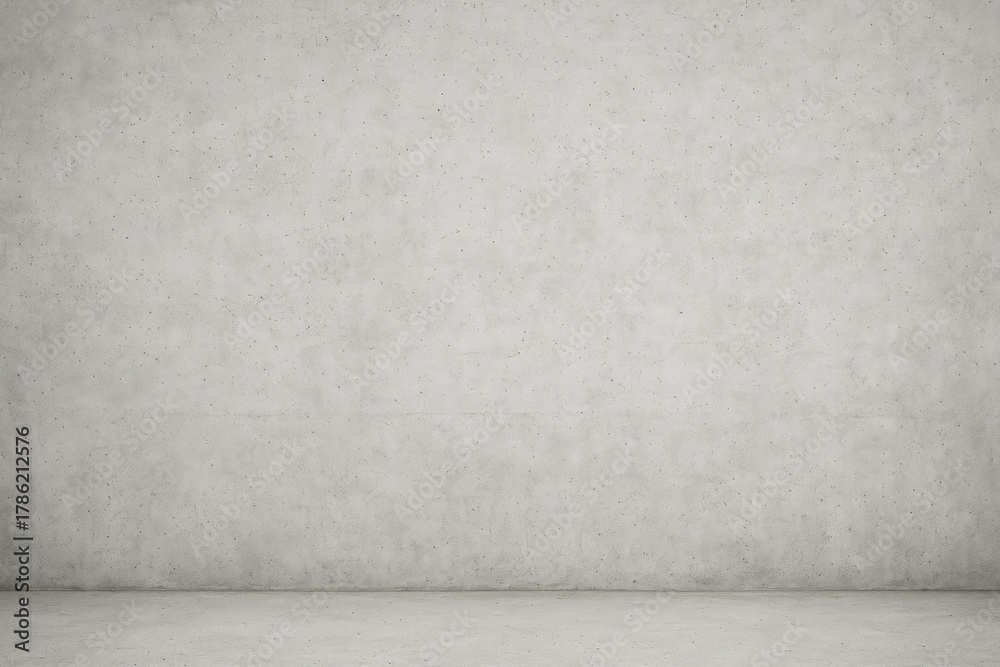 Fototapeta premium Rough textured concrete wall and floor interior backdrop for product display