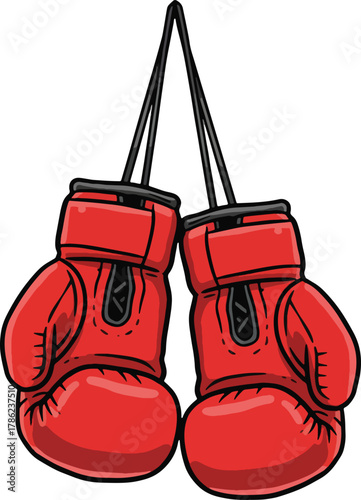 boxing cartoon illustration