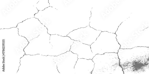 USA and Argentina national country geography maps on an old cracked concrete wall texture grunge design illustration. 3d, paint. Earth cracks texture on isolated vector background.