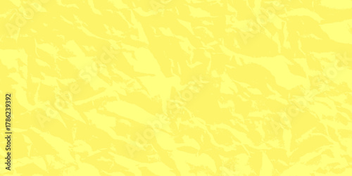 Abstract yellow paint background with a vintage crumpled paper texture and grunge design. wallpaper, page, vector, wrinkled, illustration, creased, seamless